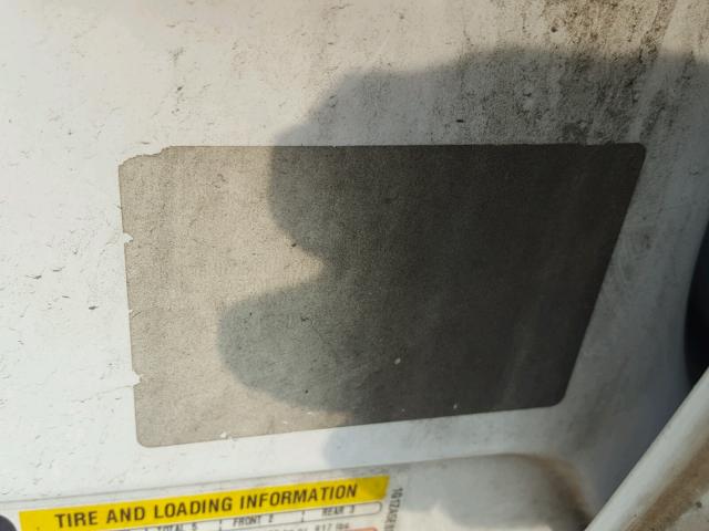 1G1ZA5EB5AF305562 - 2010 CHEVROLET MALIBU LS WHITE photo 10