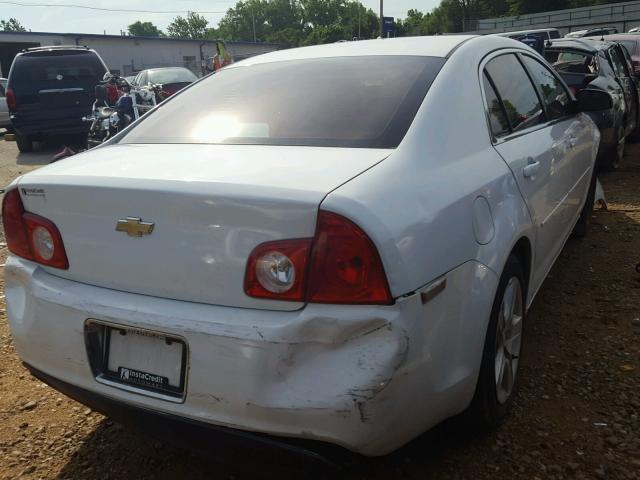 1G1ZA5EB5AF305562 - 2010 CHEVROLET MALIBU LS WHITE photo 4