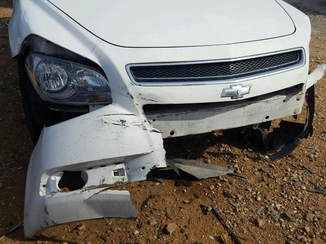 1G1ZA5EB5AF305562 - 2010 CHEVROLET MALIBU LS WHITE photo 9