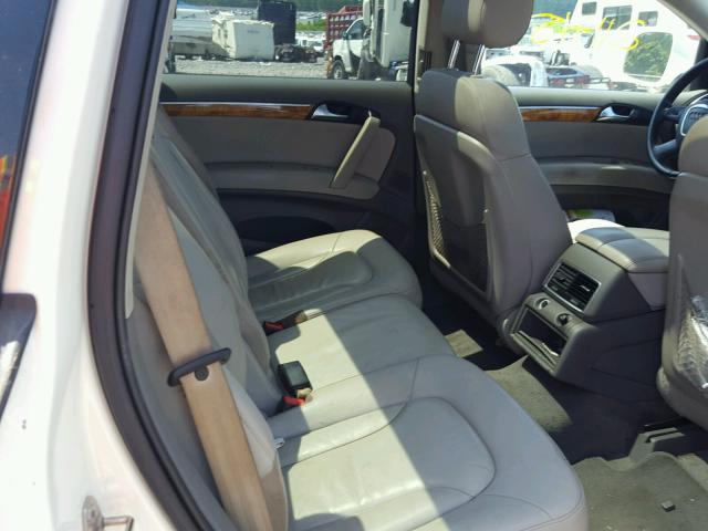 WA1AY74L89D018997 - 2009 AUDI Q7 3.6 QUA WHITE photo 6