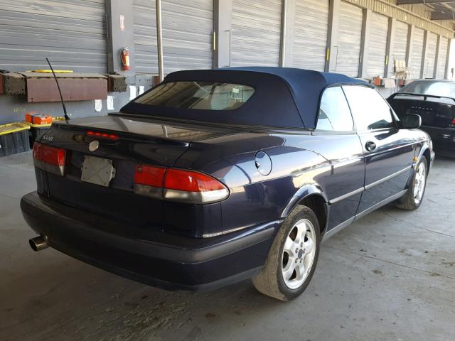 YS3DF78N9X7023327 - 1999 SAAB 9-3 SE BLUE photo 4