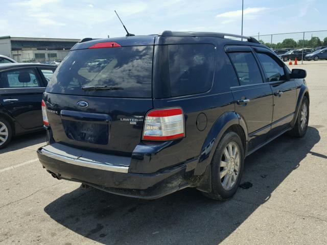 1FMDK06W28GA05044 - 2008 FORD TAURUS X L BLUE photo 4