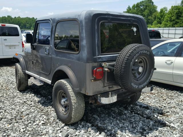 1JCCE87E0FT141140 - 1985 JEEP JEEP CJ7 GRAY photo 3