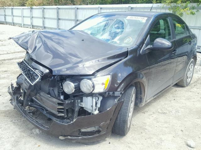 1G1JA5SH2D4198086 - 2013 CHEVROLET SONIC LS 黑色 照片 2