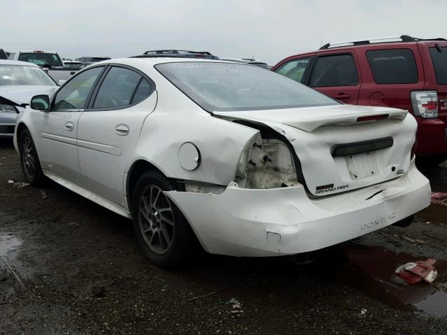 2G2WR524241114531 - 2004 PONTIAC GRAND PRIX WHITE photo 3