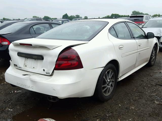 2G2WR524241114531 - 2004 PONTIAC GRAND PRIX WHITE photo 4
