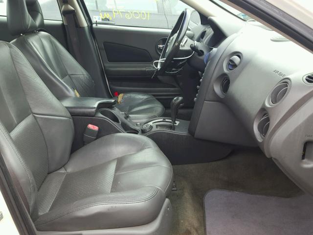 2G2WR524241114531 - 2004 PONTIAC GRAND PRIX WHITE photo 5