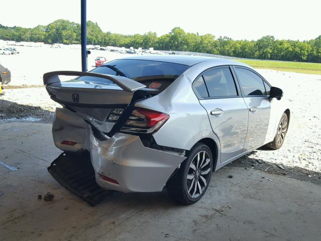 2HGFB2F94FH516809 - 2015 HONDA CIVIC EXL Gümüş foto 4