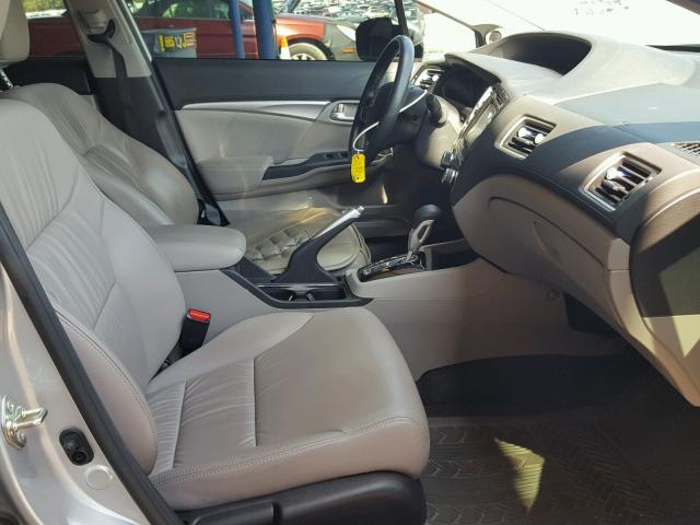 2HGFB2F94FH516809 - 2015 HONDA CIVIC EXL Gümüş foto 5