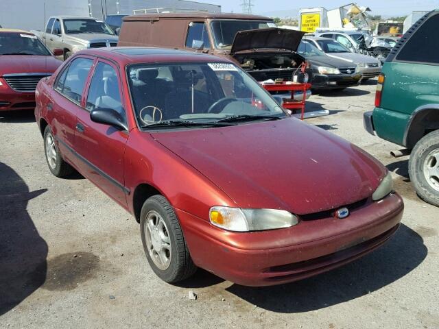 1Y1SK52802Z423819 - 2002 CHEVROLET GEO PRIZM RED photo 1