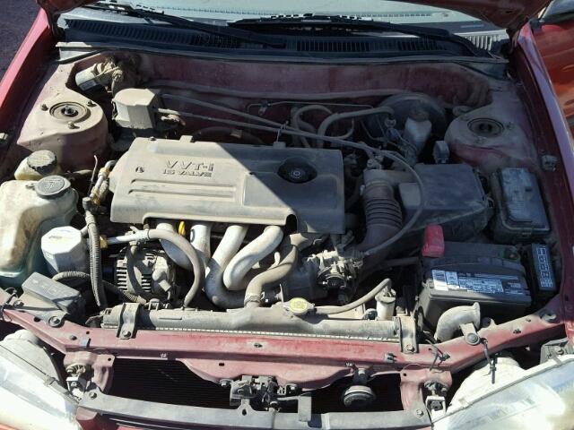 1Y1SK52802Z423819 - 2002 CHEVROLET GEO PRIZM 红色 照片 7