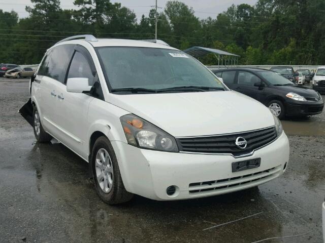 5N1BV28U59N106629 - 2009 NISSAN QUEST WHITE photo 1