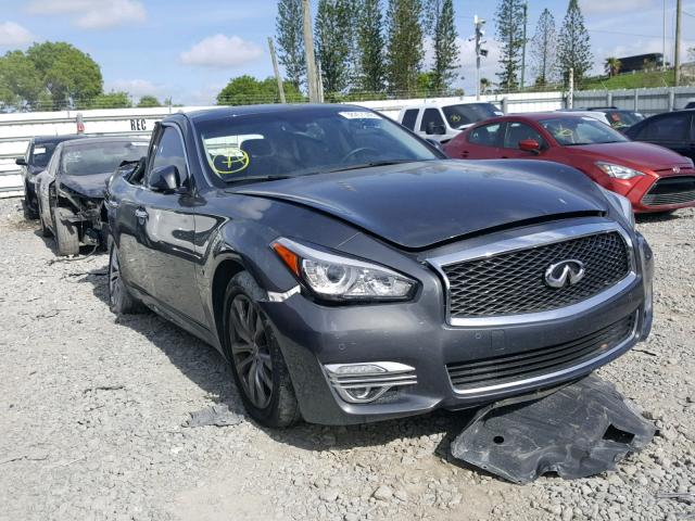 JN1BY1AR5FM561156 - 2015 INFINITI Q70 3.7 GRAY photo 1