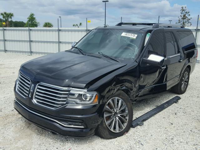 5LMJJ3HT6HEL07245 - 2017 LINCOLN NAVIGATOR BLACK photo 2