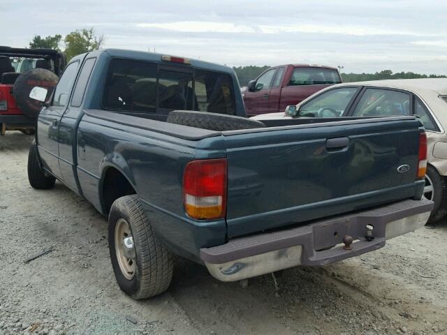 1FTCR14U2TTA63691 - 1996 FORD RANGER SUP GREEN photo 3