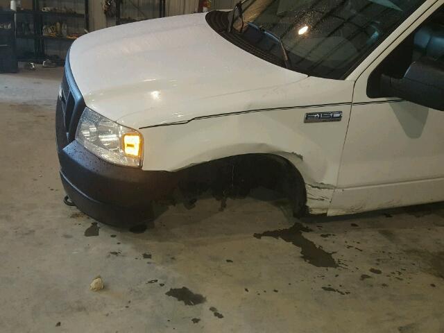 1FTRF14WX7KC85170 - 2007 FORD F150 WHITE photo 9