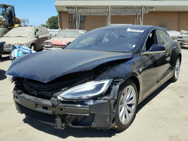 5YJSA1E15HF201340 - 2017 TESLA MODEL S BLACK photo 2