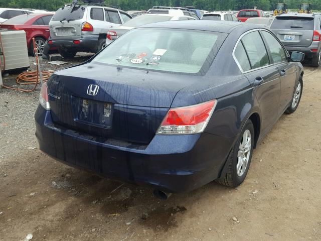 1HGCP2F40AA061344 - 2010 HONDA ACCORD LXP BLUE photo 4