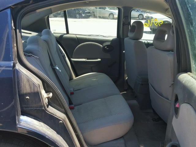 1G8AJ55F17Z184585 - 2007 SATURN ION LEVEL BLUE photo 6