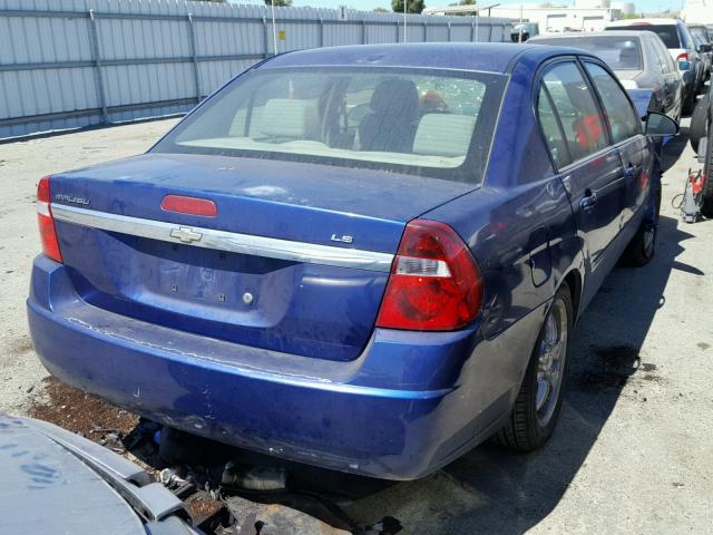 1G1ZS58F37F101024 - 2007 CHEVROLET MALIBU LS ლურჯი ფოტო 4