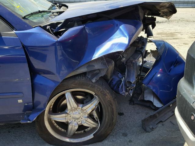 1G1ZS58F37F101024 - 2007 CHEVROLET MALIBU LS ლურჯი ფოტო 9