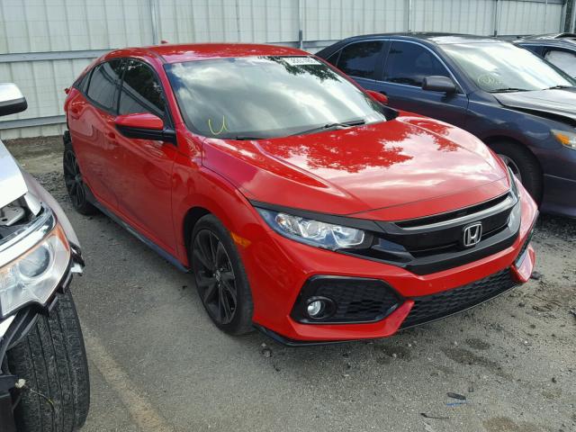 SHHFK7H40HU209111 - 2017 HONDA CIVIC SPOR RED photo 1