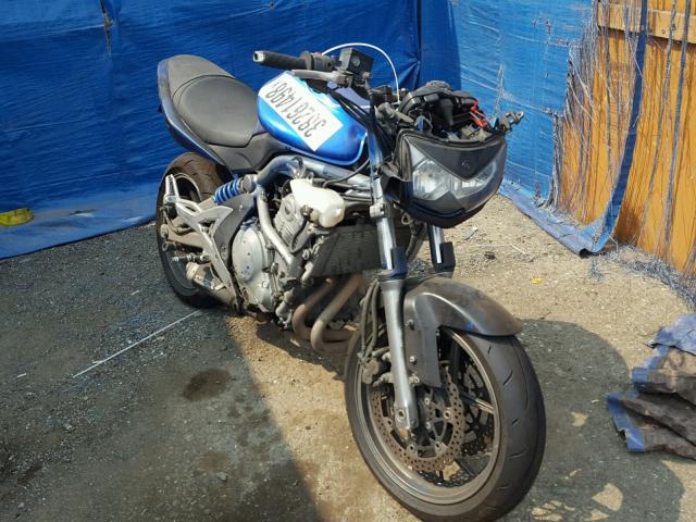 JKAEXEA147A021261 - 2007 KAWASAKI EX650 A BLUE photo 1