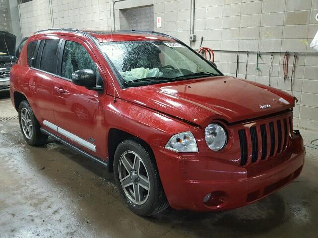 1J4FF47B59D248882 - 2009 JEEP COMPASS RED photo 1