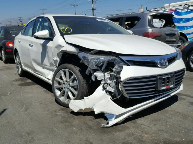 4T1BK1EB0FU160802 - 2015 TOYOTA AVALON XLE WHITE photo 1