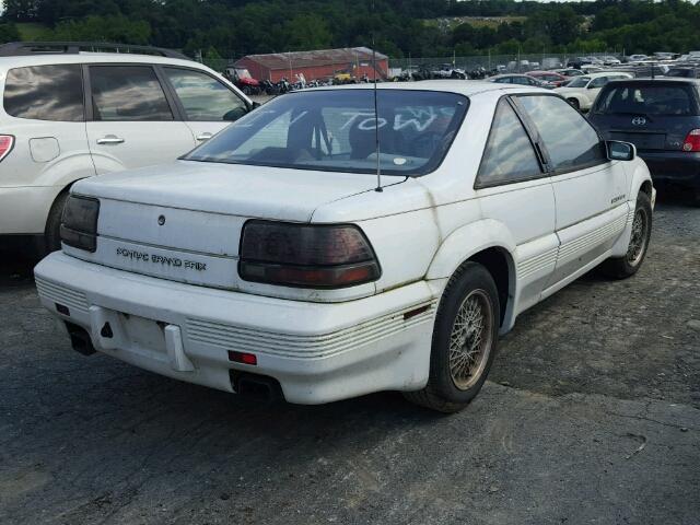 1G2WJ14TXNF265941 - 1992 PONTIAC GRAND PRIX WHITE photo 4
