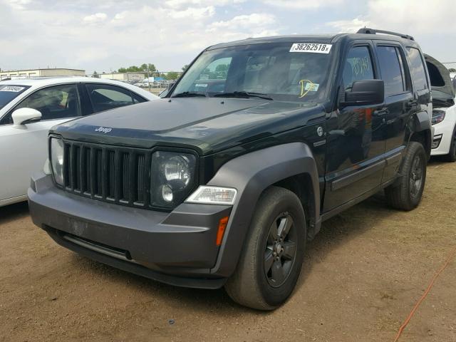 1J4PN3GK5AW147075 - 2010 JEEP LIBERTY RE GREEN photo 2