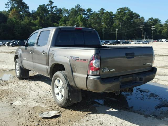 3TMJU4GN0EM172793 - 2014 TOYOTA TACOMA GRAY photo 3