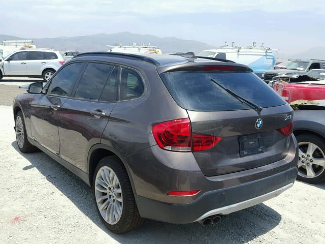 WBAVM1C57EVW48630 - 2014 BMW X1 SDRIVE2 BROWN photo 3