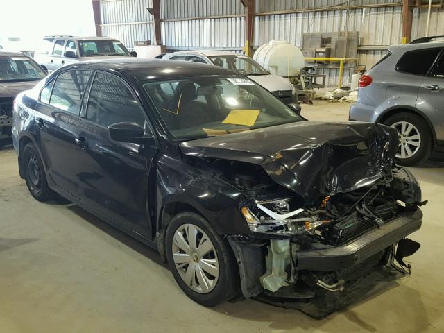 3VW2K7AJ2BM073676 - 2011 VOLKSWAGEN JETTA BASE Սև լուսանկար 1