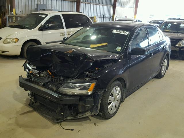 3VW2K7AJ2BM073676 - 2011 VOLKSWAGEN JETTA BASE Սև լուսանկար 2