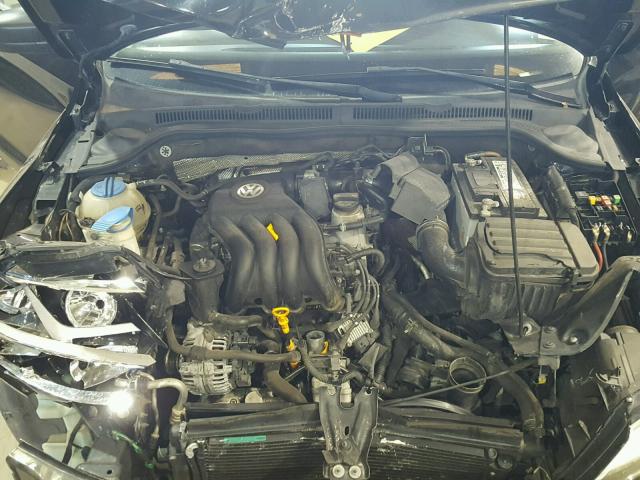 3VW2K7AJ2BM073676 - 2011 VOLKSWAGEN JETTA BASE Սև լուսանկար 7