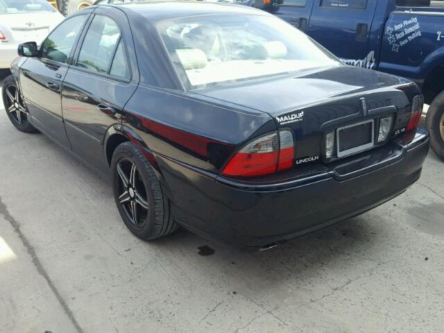 1LNFM87A96Y641164 - 2006 LINCOLN LS შავი ფოტო 3