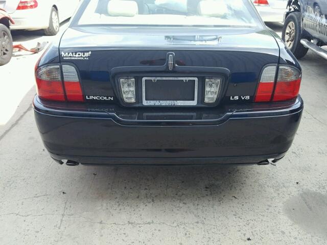 1LNFM87A96Y641164 - 2006 LINCOLN LS შავი ფოტო 9