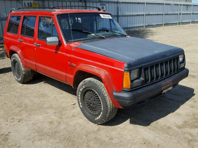 1J4FT78S7TL123873 - 1996 JEEP CHEROKEE C RED photo 1