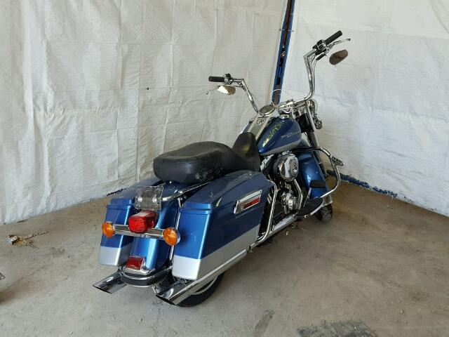 1HD1FBW115Y624623 - 2005 HARLEY-DAVIDSON FLHRI BLUE photo 4