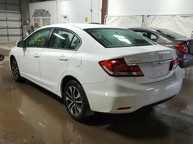 19XFB2F82FE075313 - 2015 HONDA CIVIC WHITE photo 3