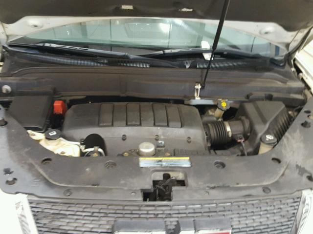 1GKLVMED3AJ144286 - 2010 GMC ACADIA SLT თეთრი ფოტო 7