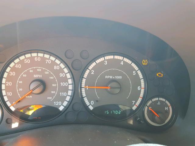 1J4GL38KX5W694692 - 2005 JEEP LIBERTY RE BLACK photo 8