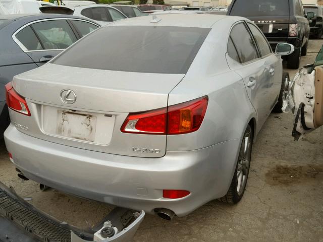 JTHBK262292086838 - 2009 LEXUS IS 250 SILVER photo 4