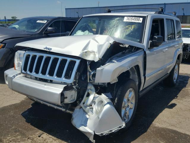 1J8HG58N78C188577 - 2008 JEEP COMMANDER ვერცხლისფერი ფოტო 2