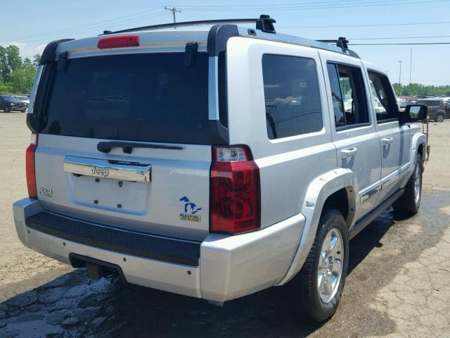 1J8HG58N78C188577 - 2008 JEEP COMMANDER ვერცხლისფერი ფოტო 4