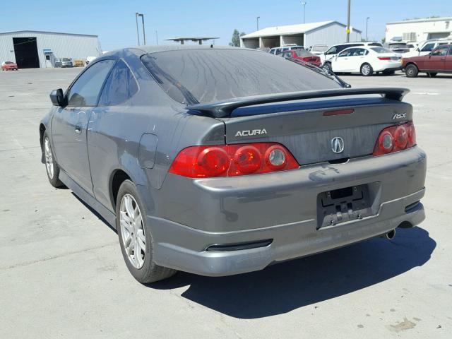 JH4DC53866S020661 - 2006 ACURA RSX GRAY photo 3