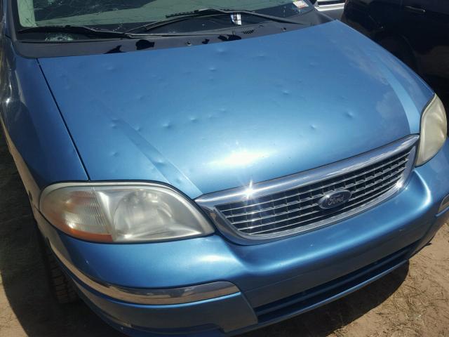 2FMDA52482BB37583 - 2002 FORD WINDSTAR S BLUE photo 9