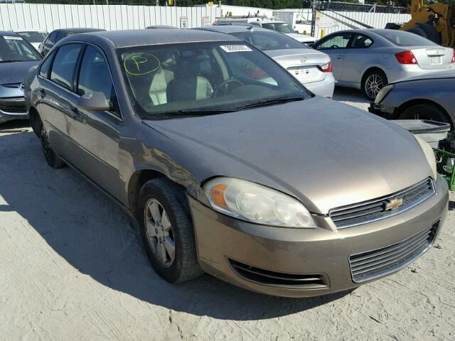 2G1WT58K769347319 - 2006 CHEVROLET IMPALA LT TAN photo 1