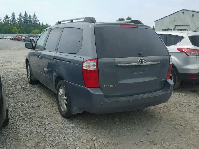 KNDMB233266022097 - 2006 KIA SEDONA EX GRAY photo 3